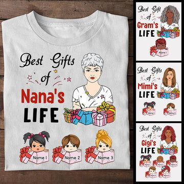 Best Gifts Of Nana's Life Personalized Shirt For Grandma, HN98, PHTS